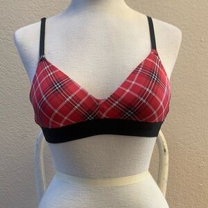 Pink christmas bra